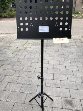 Muziekstandaard zwart