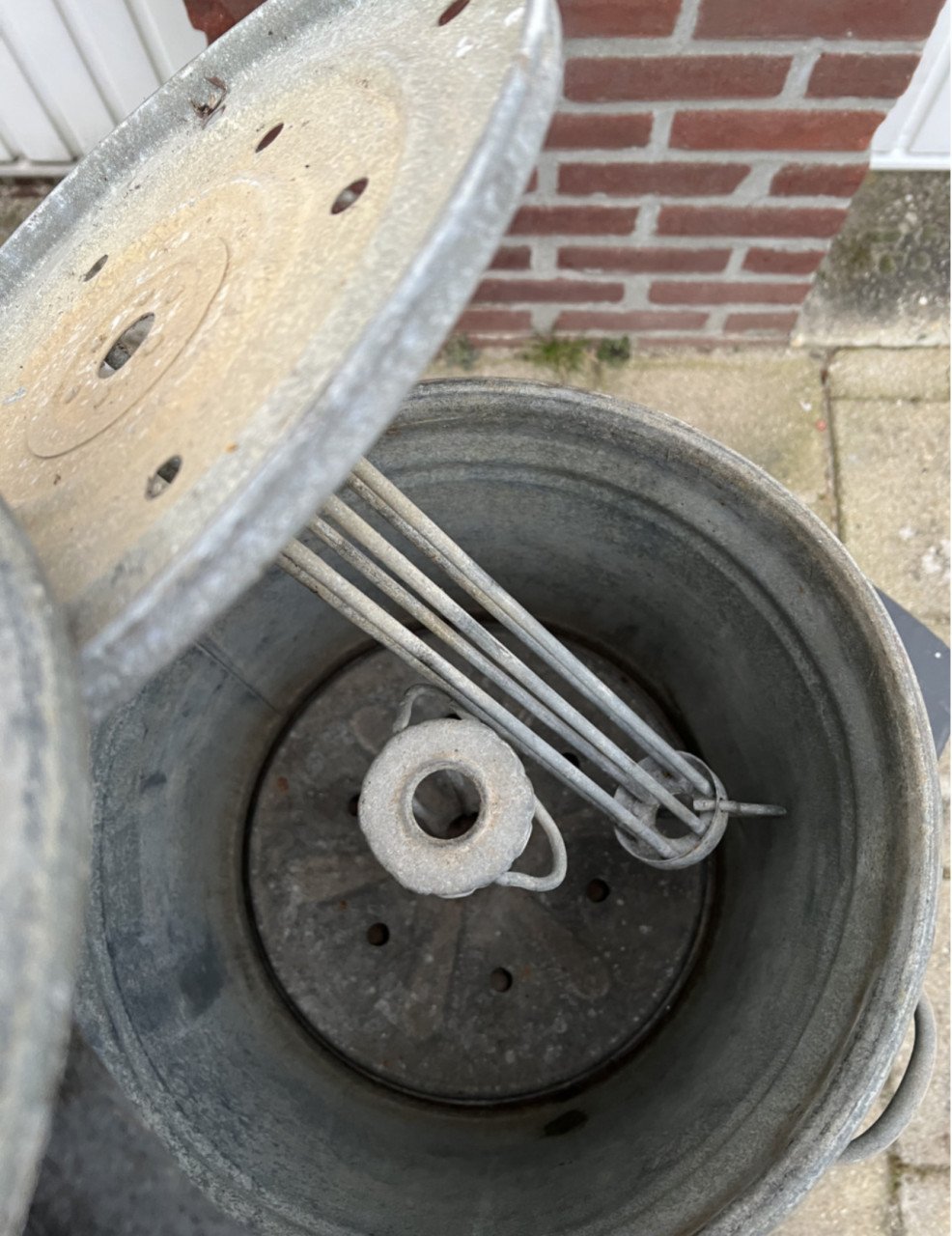 Weckketel / inmaakketel van zink – 35x30 cm