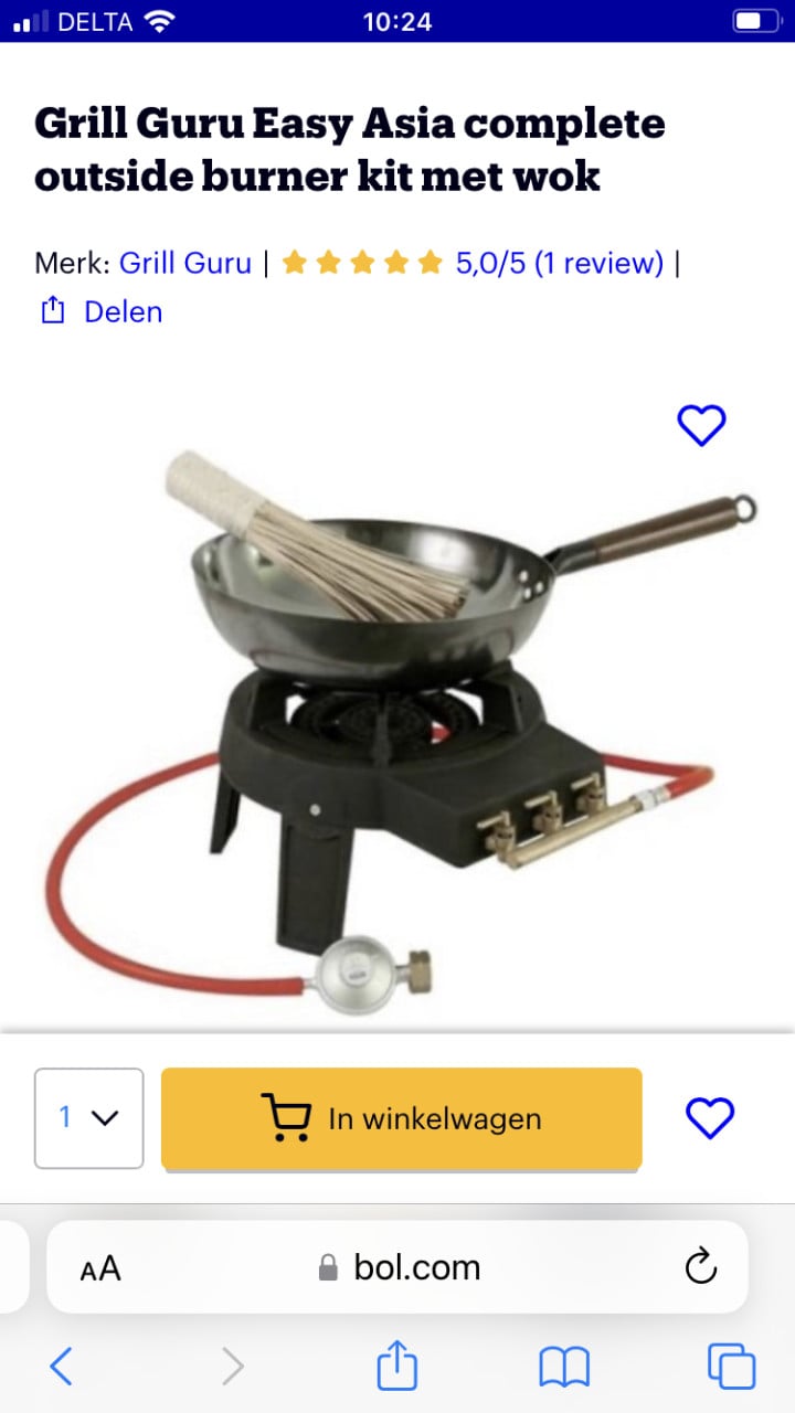 Splinternieuwe Wokbrander in ongeopende doos!!