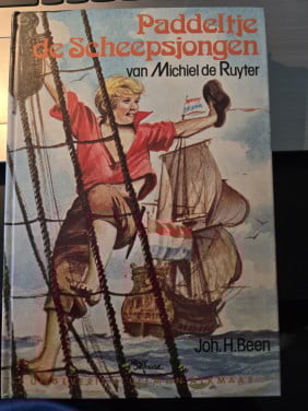 Boek: Paddeltje de scheepsjongen van Michiel de Ruyter - Joh. H. Been ZGAN