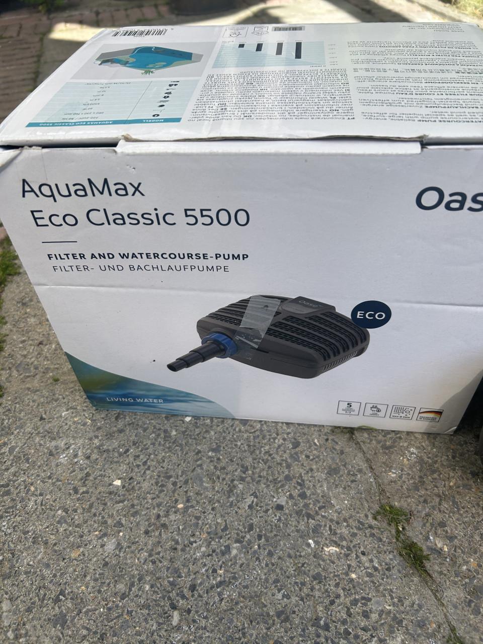Te koop oase aquamax eco classic 5500 sterke en zuinige Vijverpomp