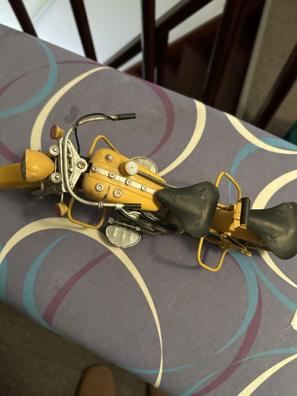 Metalen motor vintage