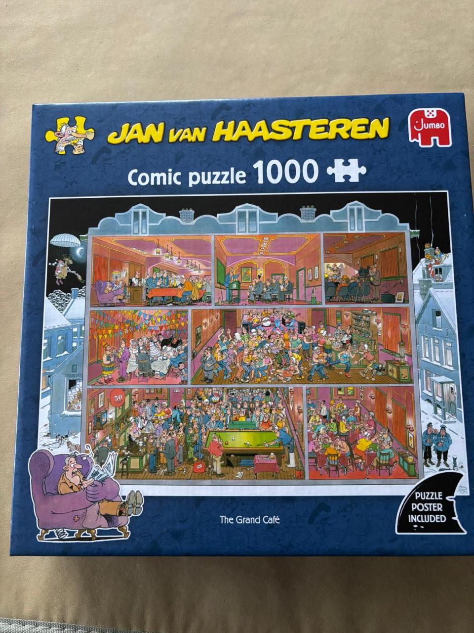 Jan van Haasteren "The Grand cafe'  GERESERVEERD