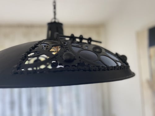 Gietijzeren industriële design lamp