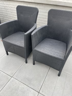 Tuinstoelen wicker