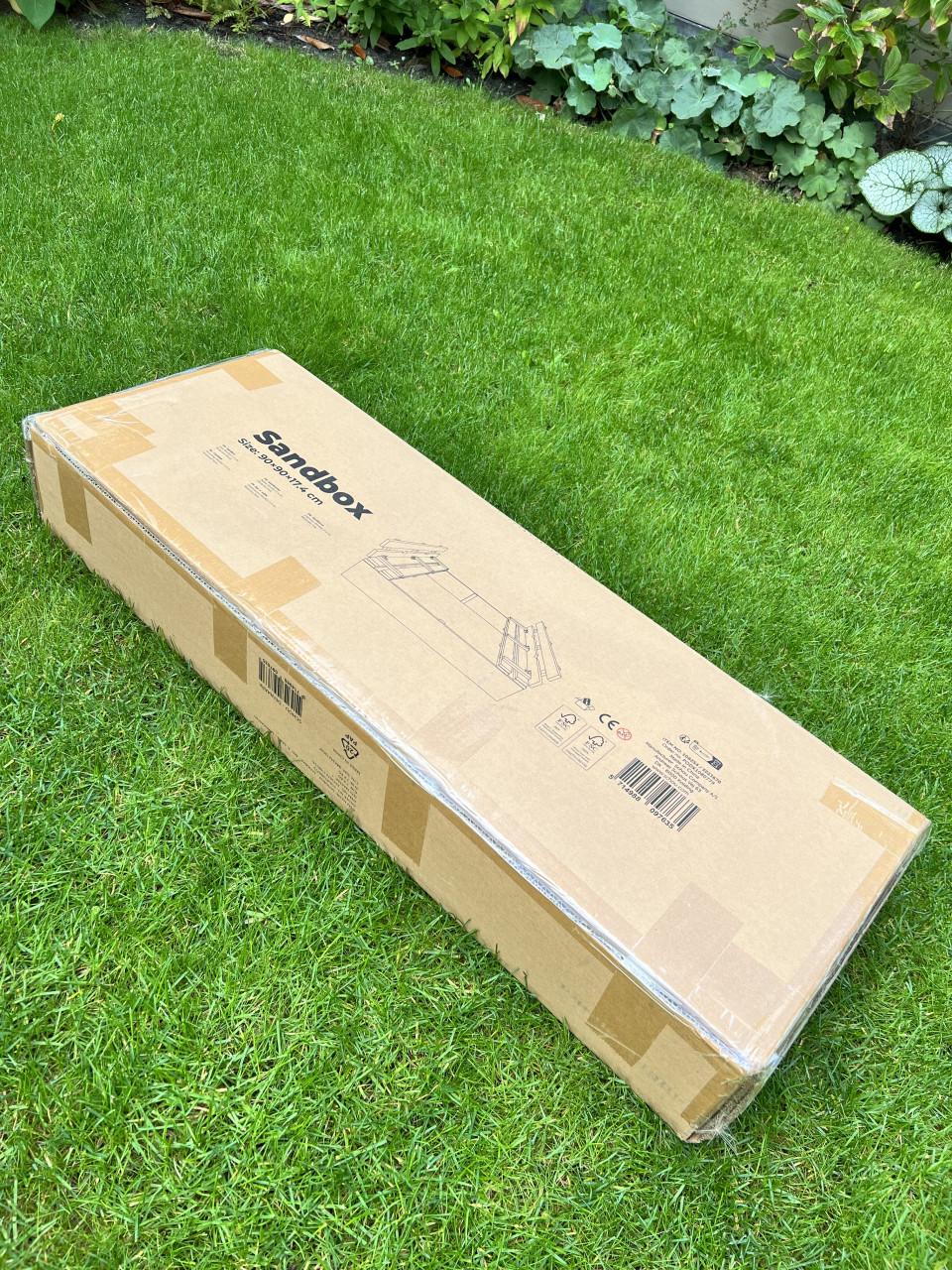 Zandbak nieuw in verpakking