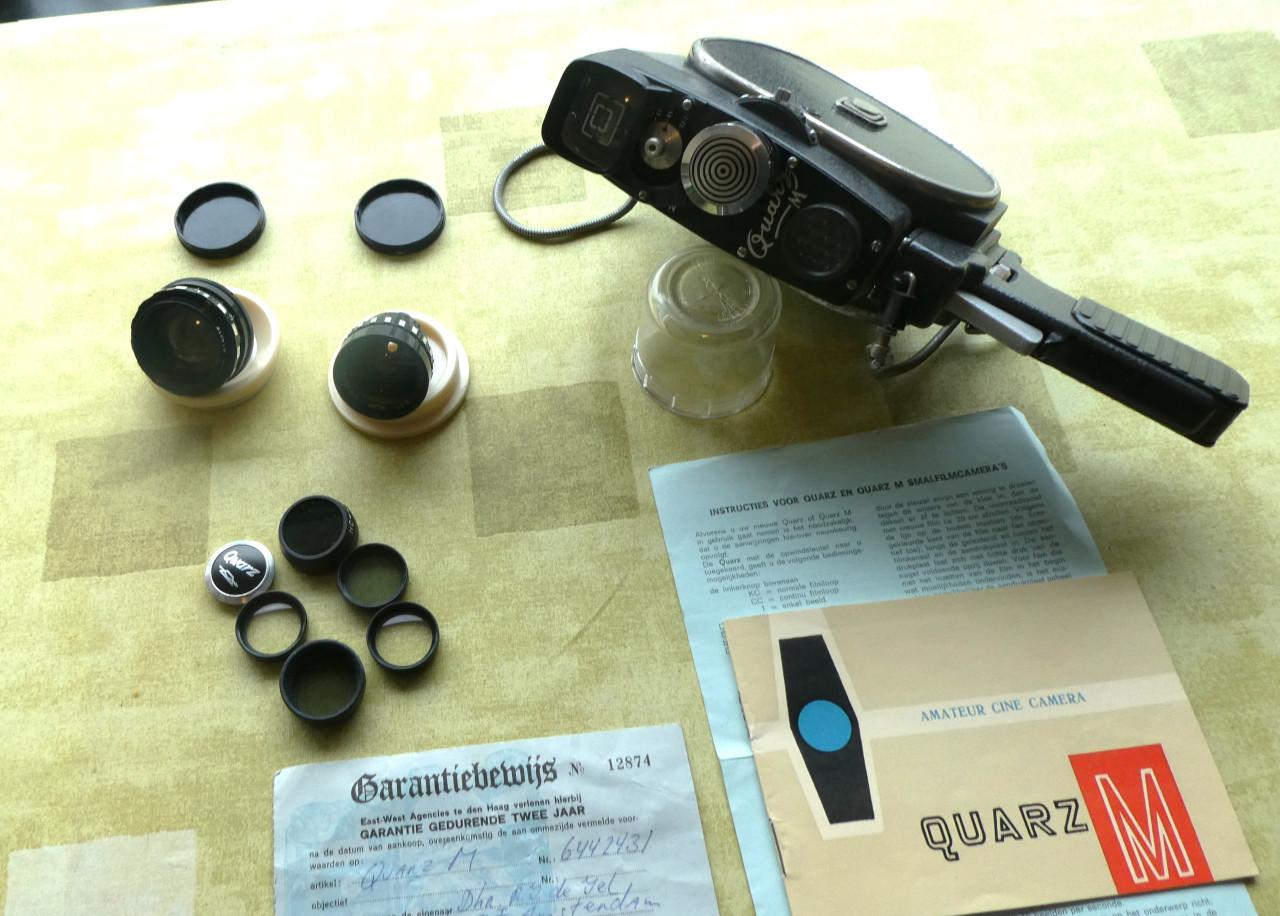 Vintage Analoge film camers merk Quarz
