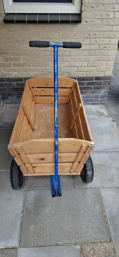Houten bolderkar
