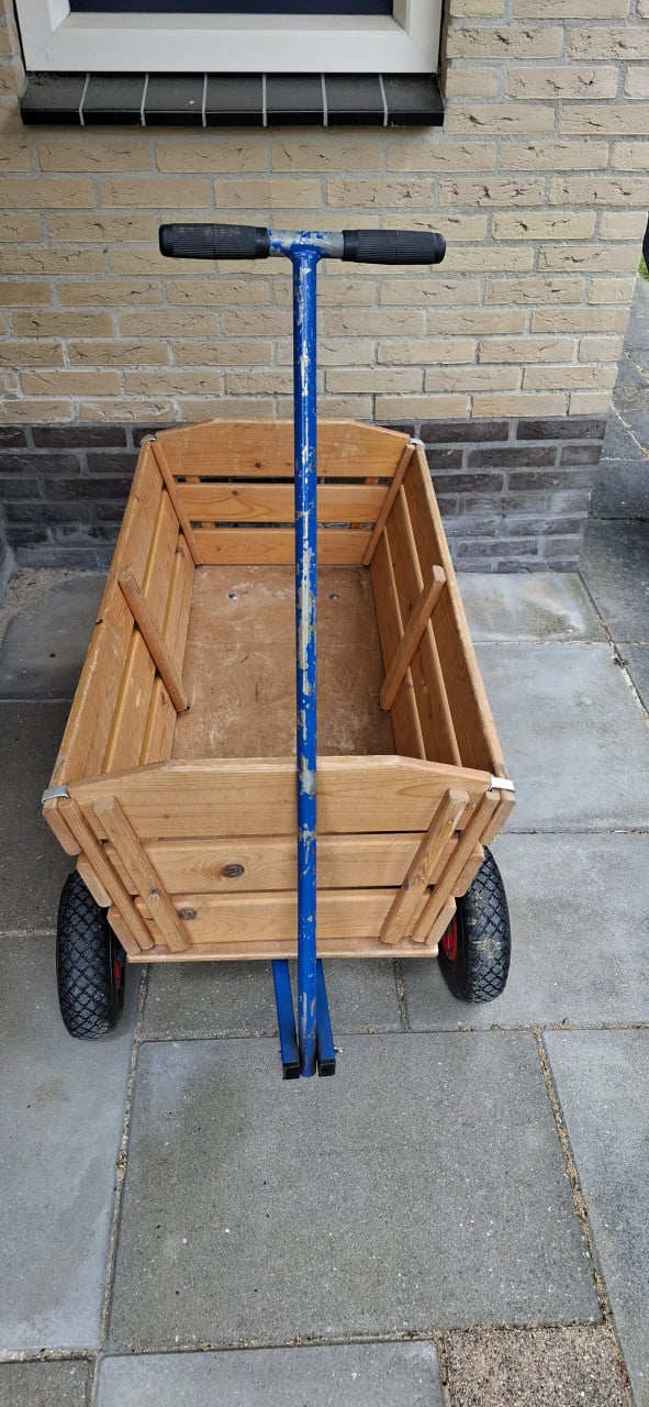 Houten bolderkar