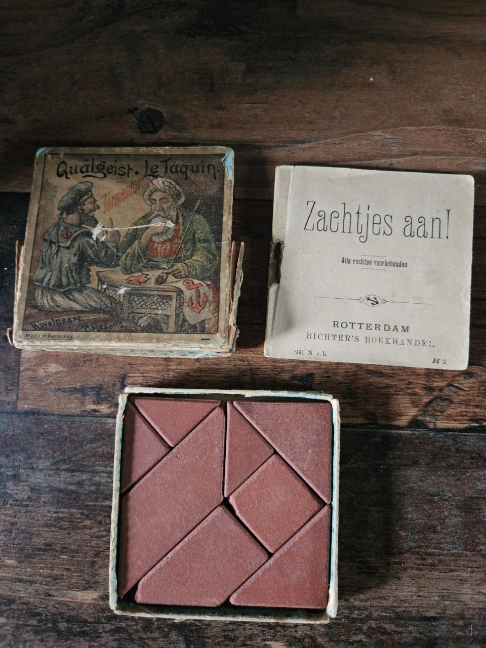 Antieke Anker stenen puzzel "Kwelgeest" (Richter No. 13)