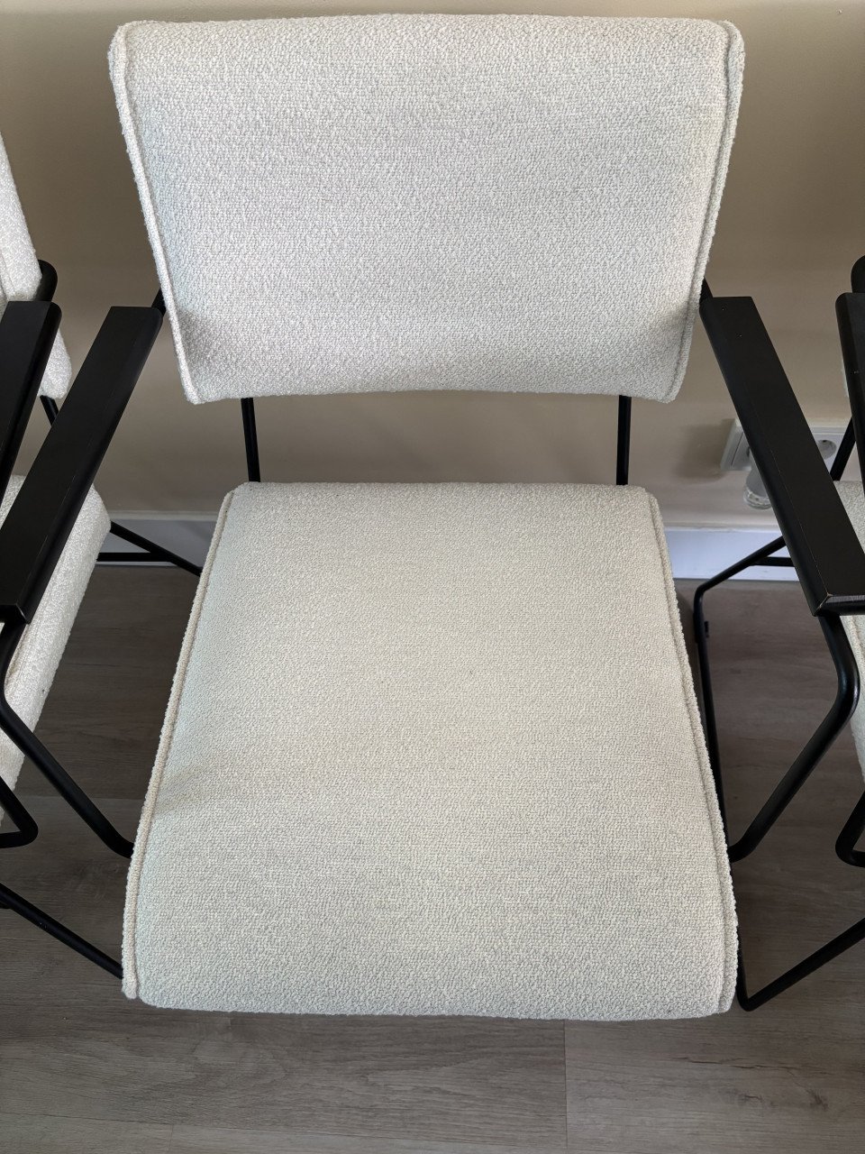 6 teddy eetkamer stoelen met armleuning ( salido)