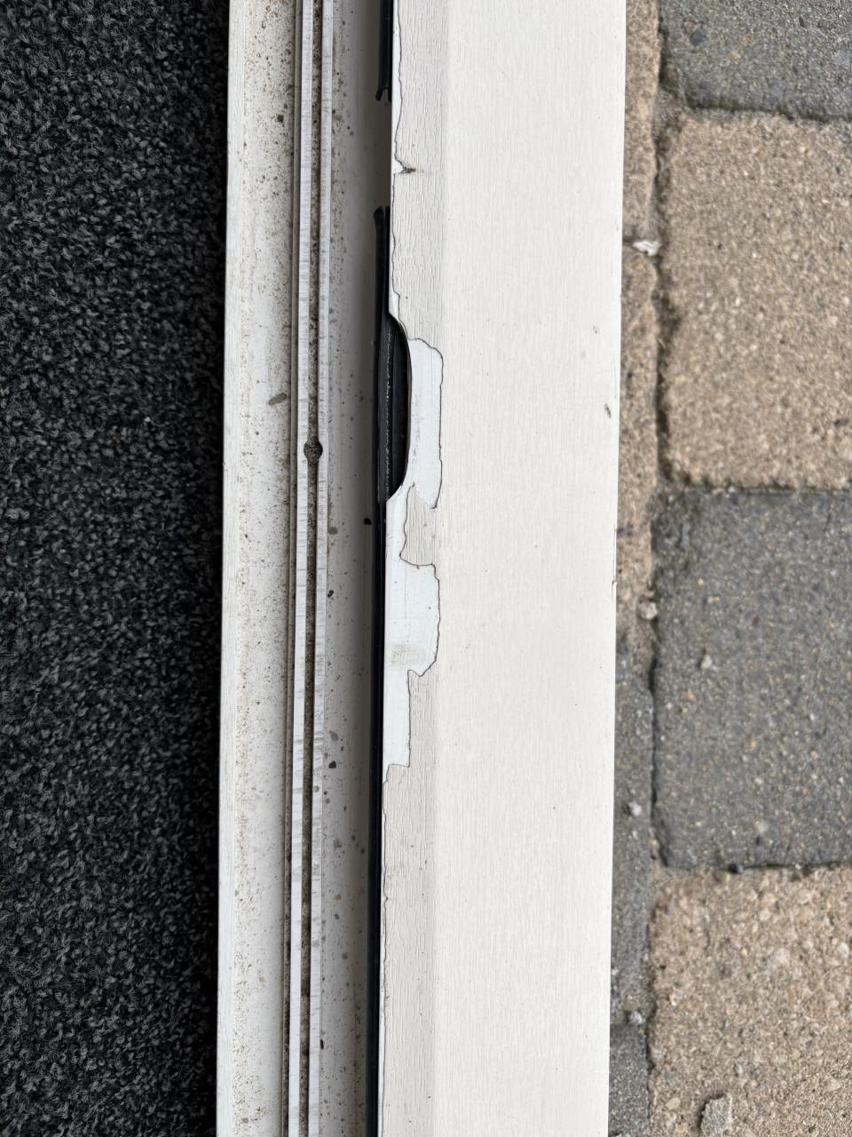 Kunststof voordeur met kozijn