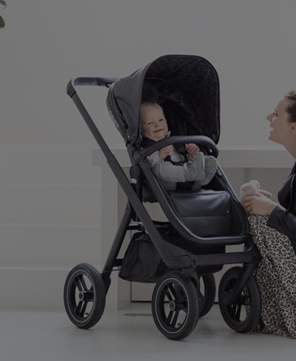 Kinderwagen Dubatti leer-look incl. toebehoren! Gebruikt voor 1 kindje!