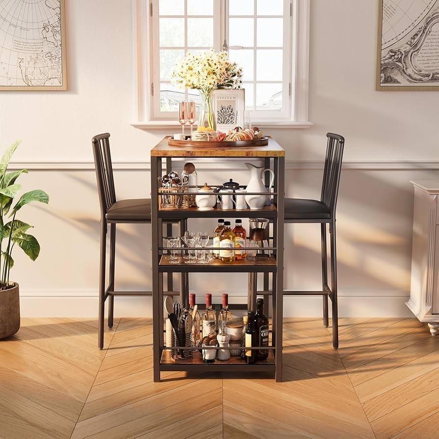 Bartafel met stoelen