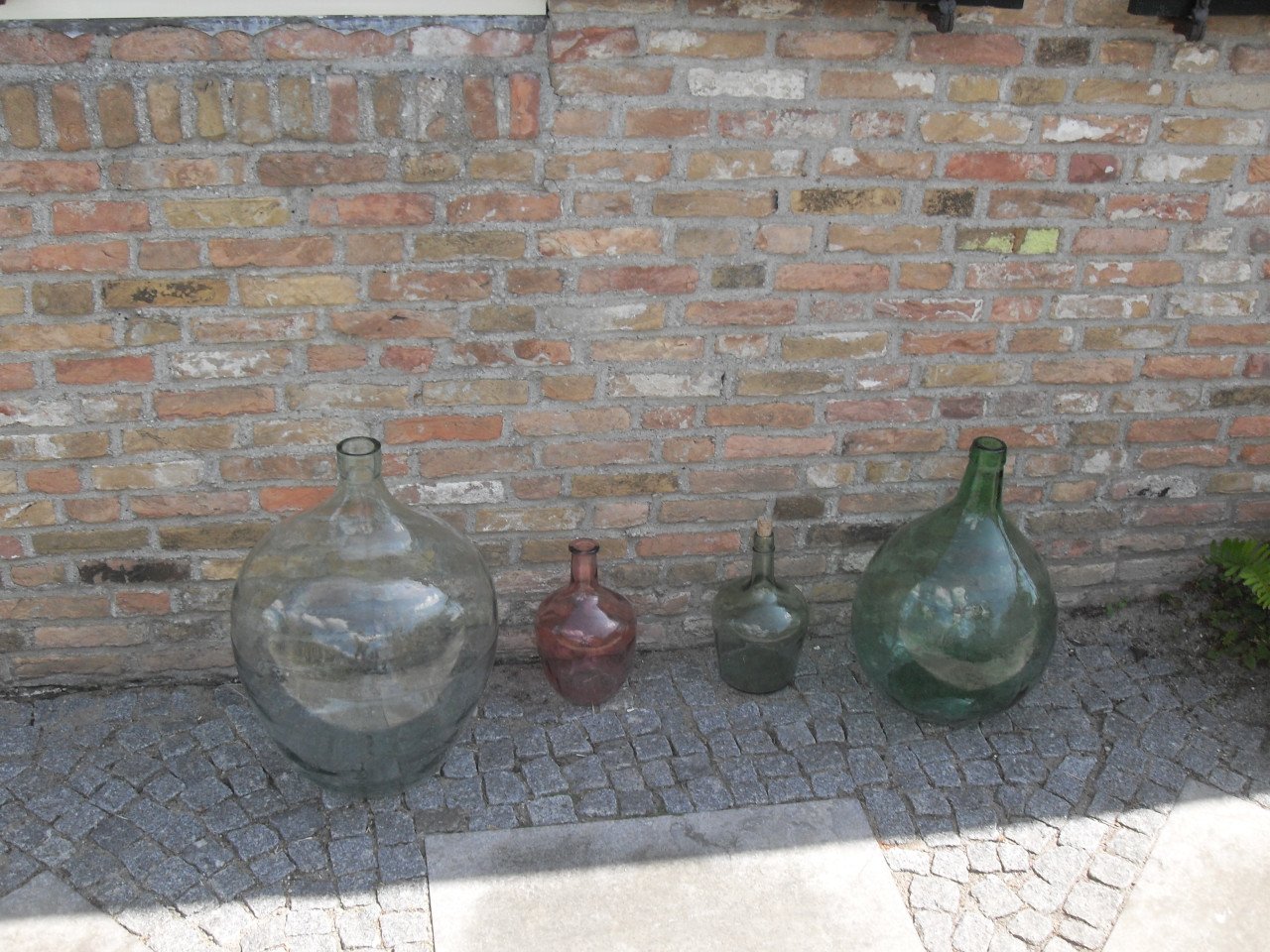 Glas decoratie voor tuin