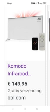 Infrarood Paneel verwarming