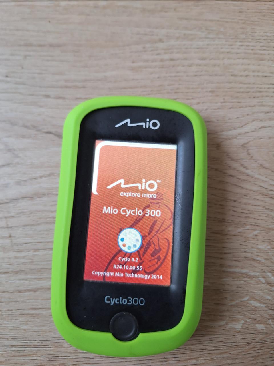 Mio 300 fietsnavigatie.