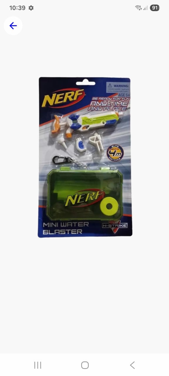 Nerf mini waterpistool