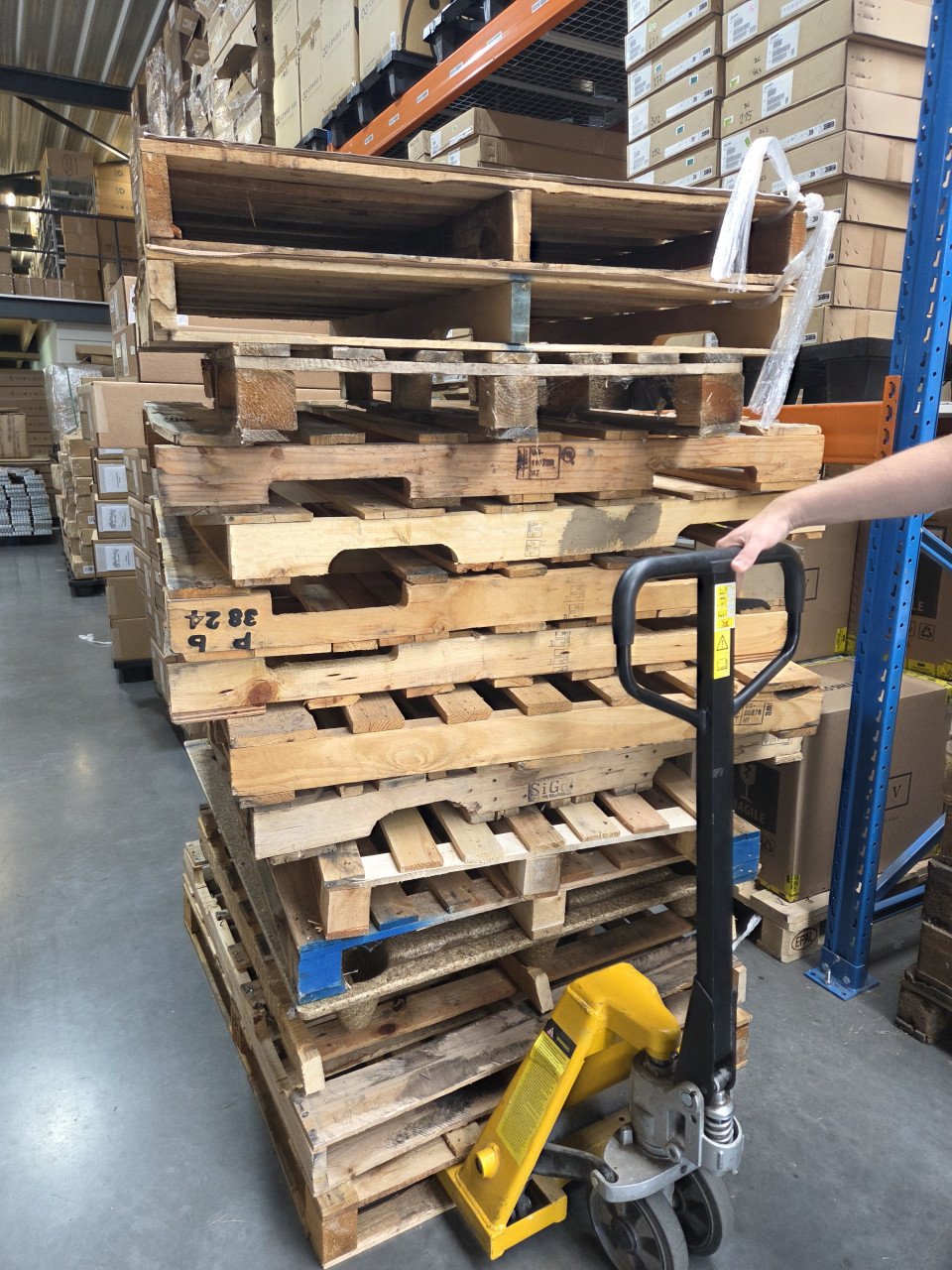 Houten paletten