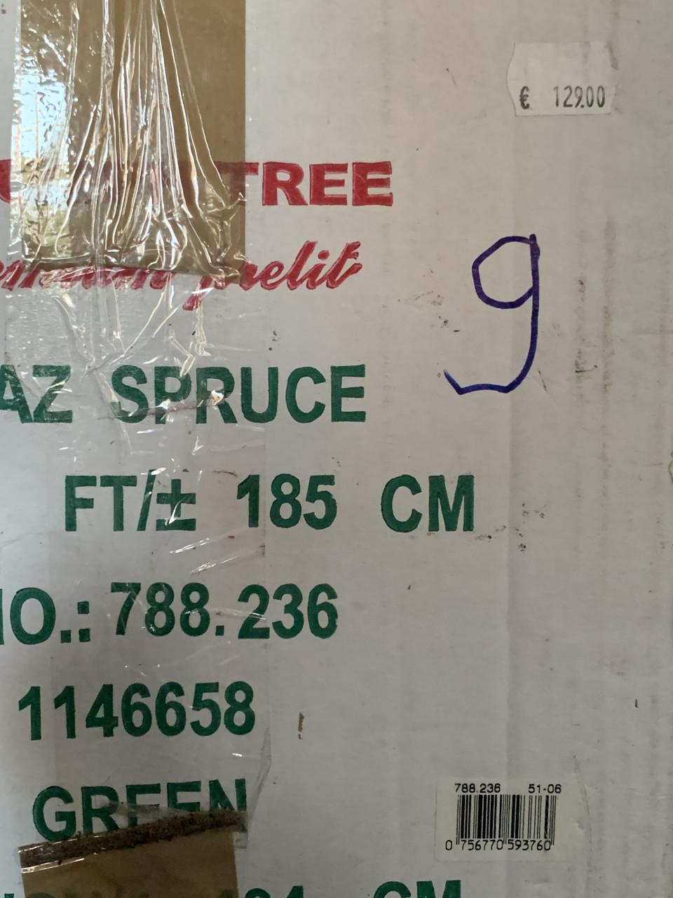 Kerstboom met lampjes 1.85. Triumph tree