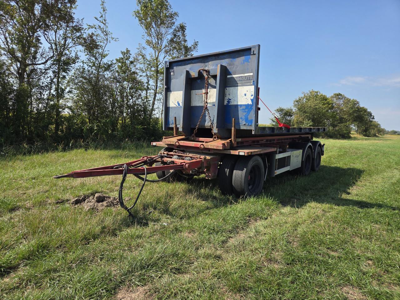 Kiepende container aanhanger