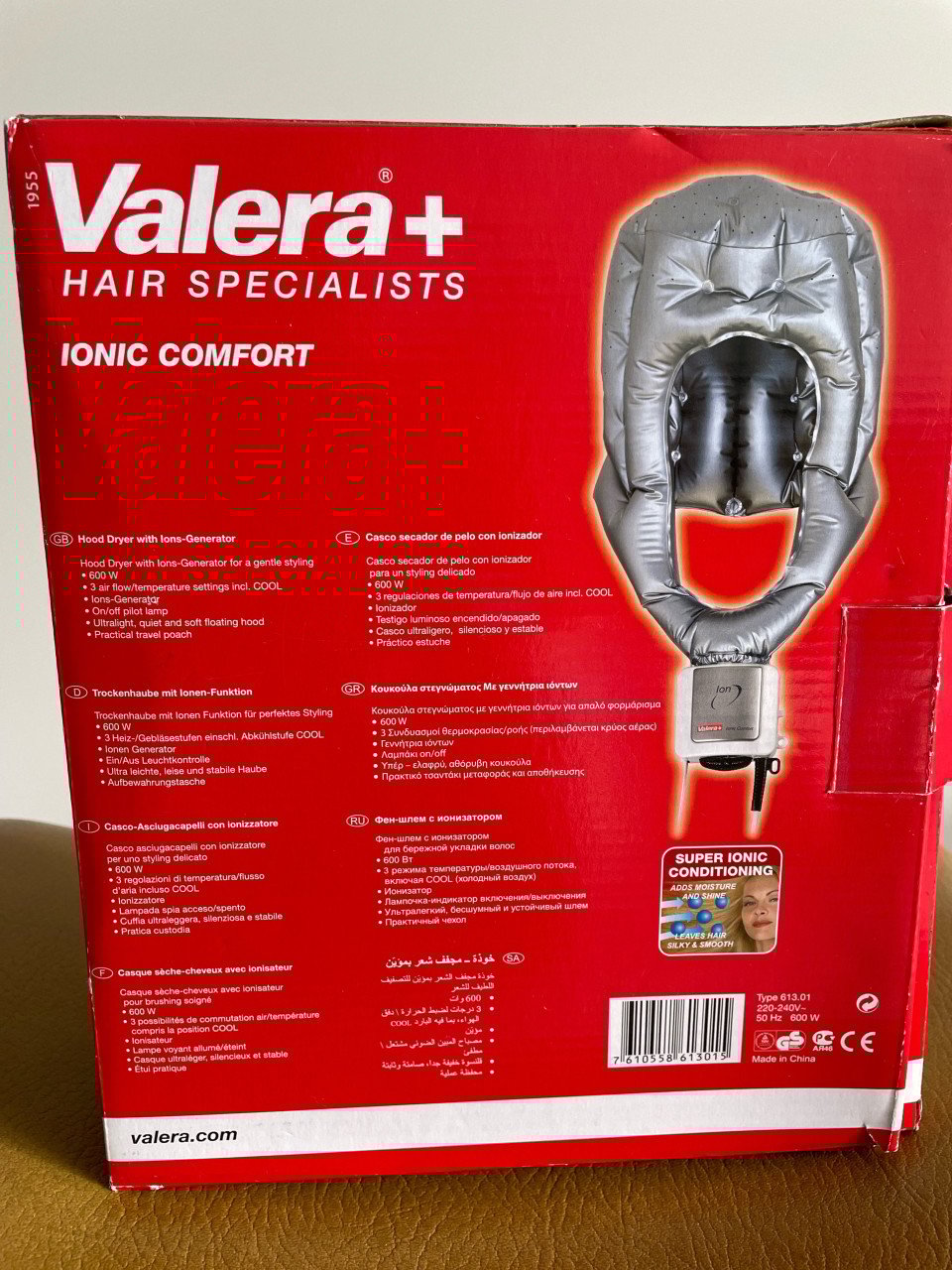 Haardroogkap Ionic comfort Valera+