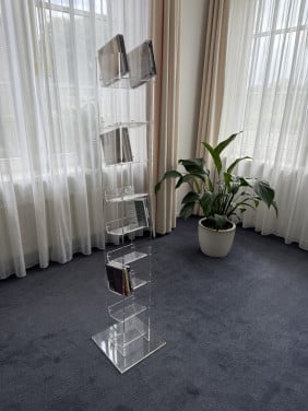 CD-rek plexiglas vintage