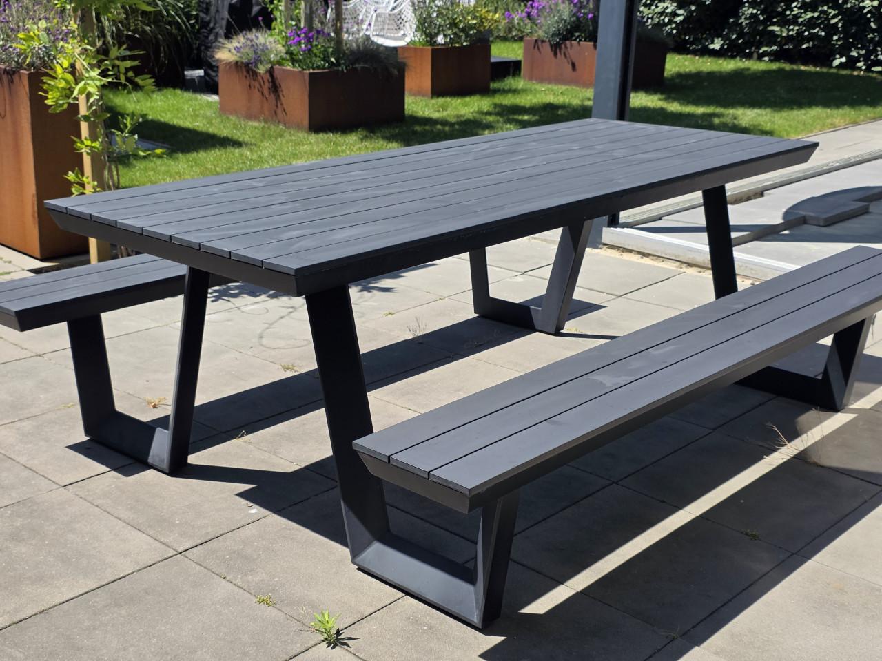 Moderne aluminium picknicktafel