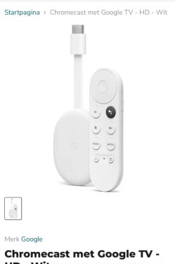 Chromecast met Google TV