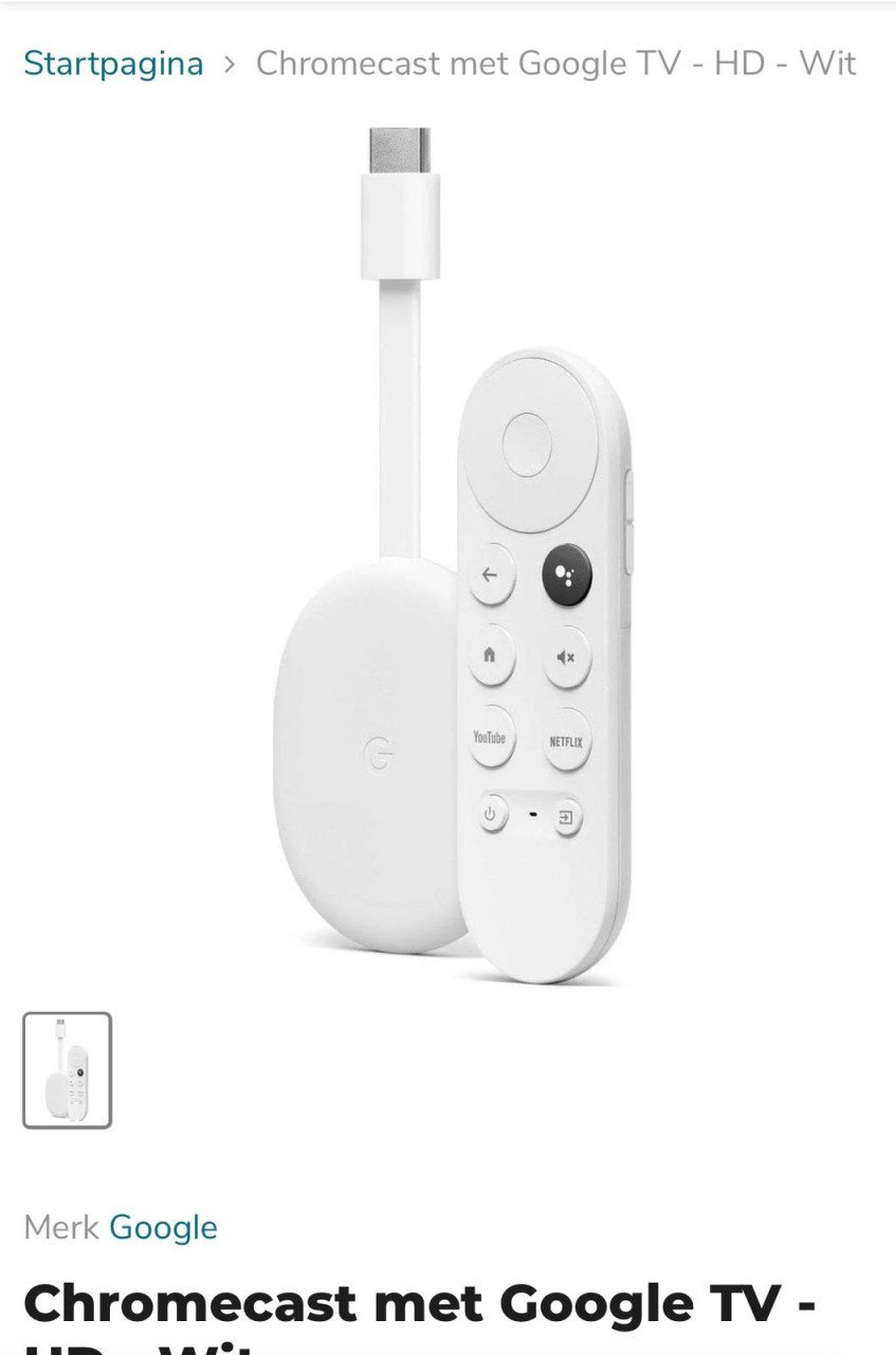 Chromecast met Google TV
