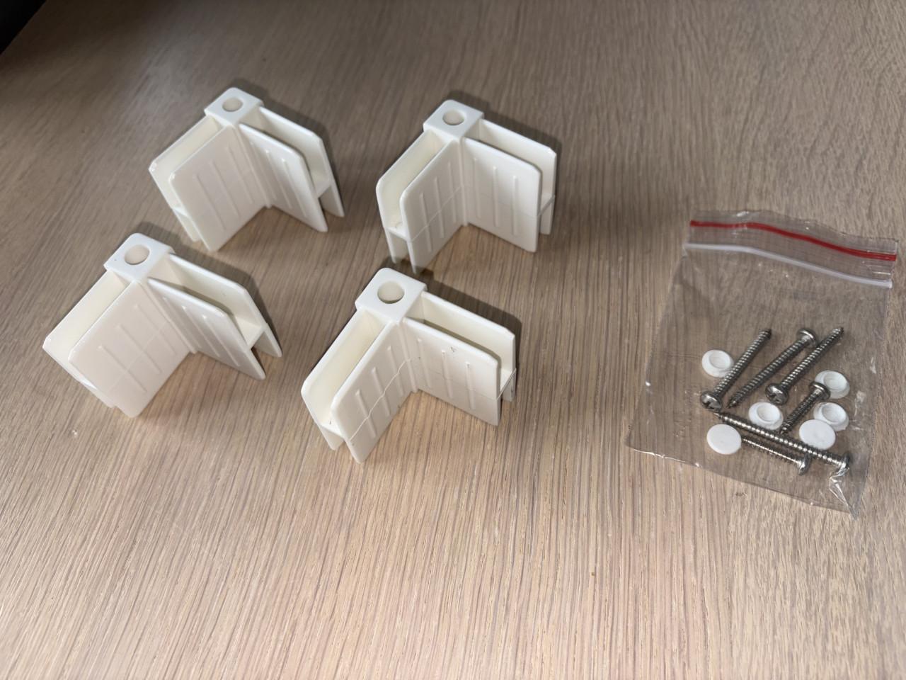 LIVN Opbouwkader wit 130x260cm (voor hordeurmontage)