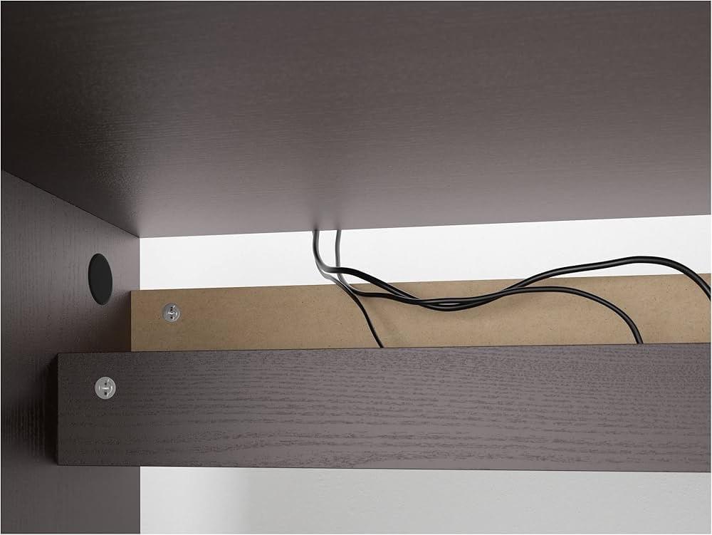 Bureau 140x65, Ikea Malm zwart /bruin