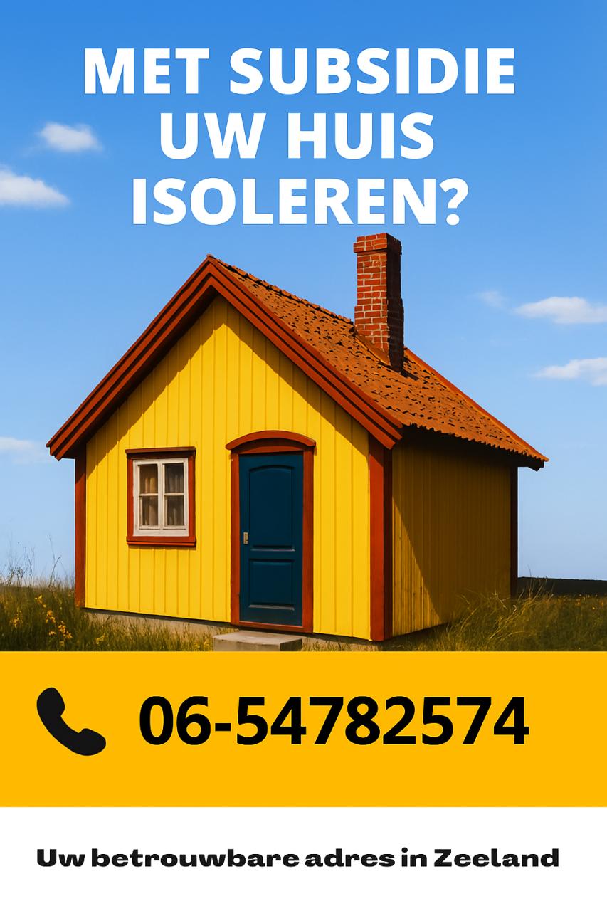 Uw huis isoleren!