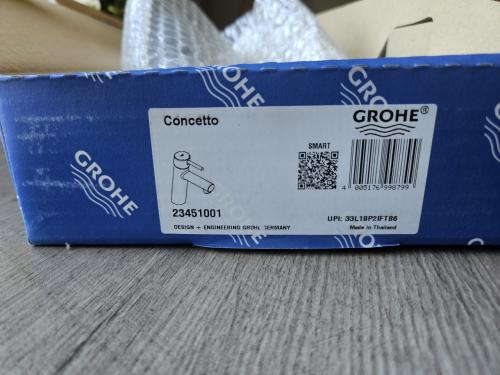 Wastafelkraan, Grohe, chroom, nieuw in de verpakking