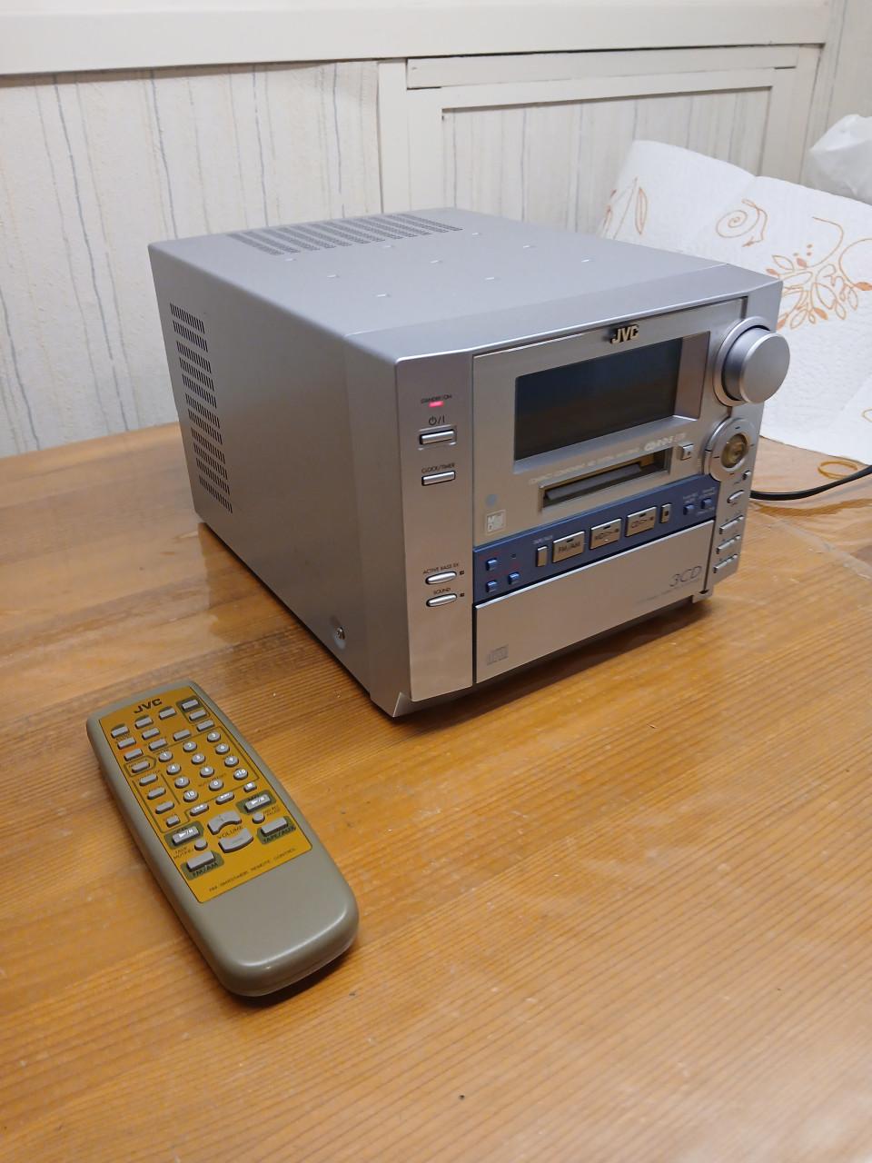 JVC Minidisc systeem