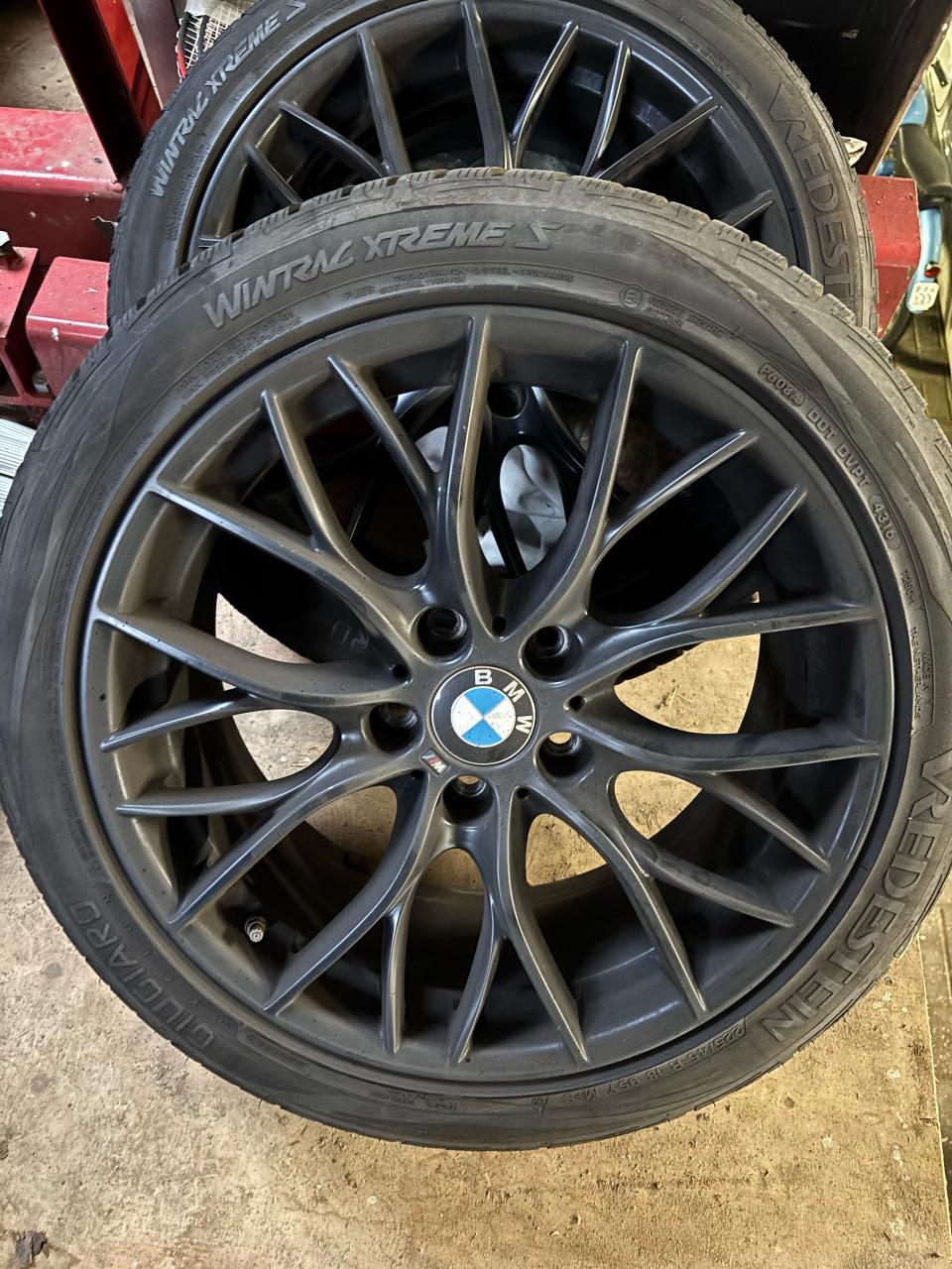 BMW M405 winterwielen zwart 18 inch
