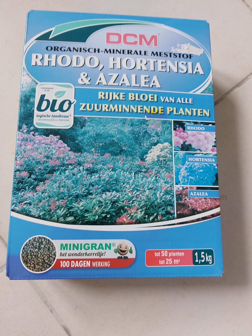 Bemesting voor Rhodo, Hortensia en Azelea