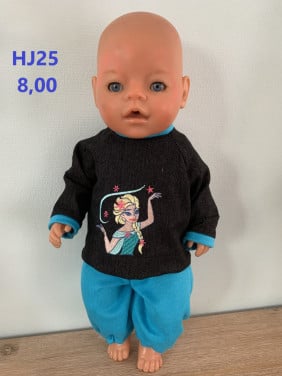 Baby born / babyborn frozen set . Opbrengst KiKa. Poppenkleertjes.