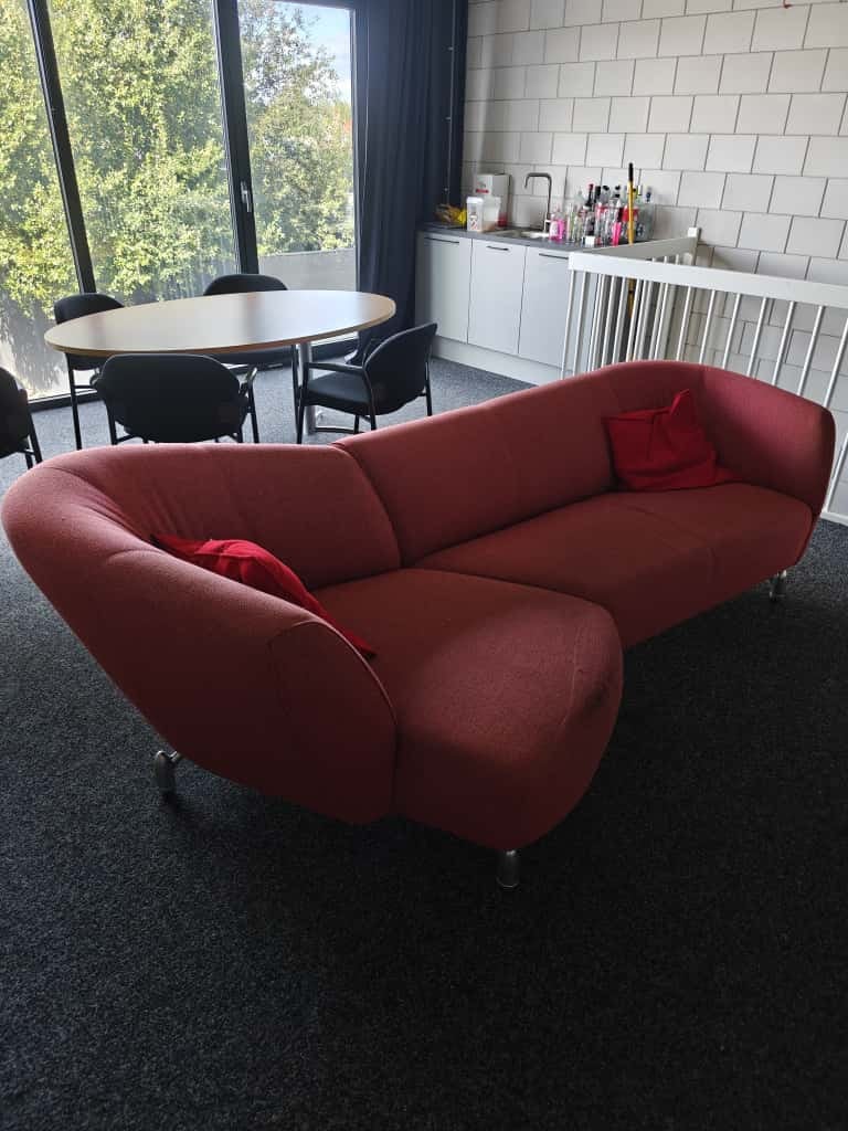 Leolux Pupilla hoekbank met chaise longue - Stoffen hoekbank