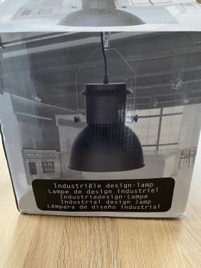 Lamp industriële look €30 Nieuw!