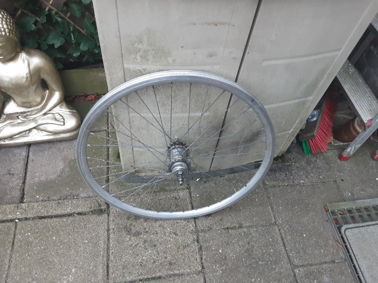 26 inch nexus achterwiel, 3 speed,terugtraprem