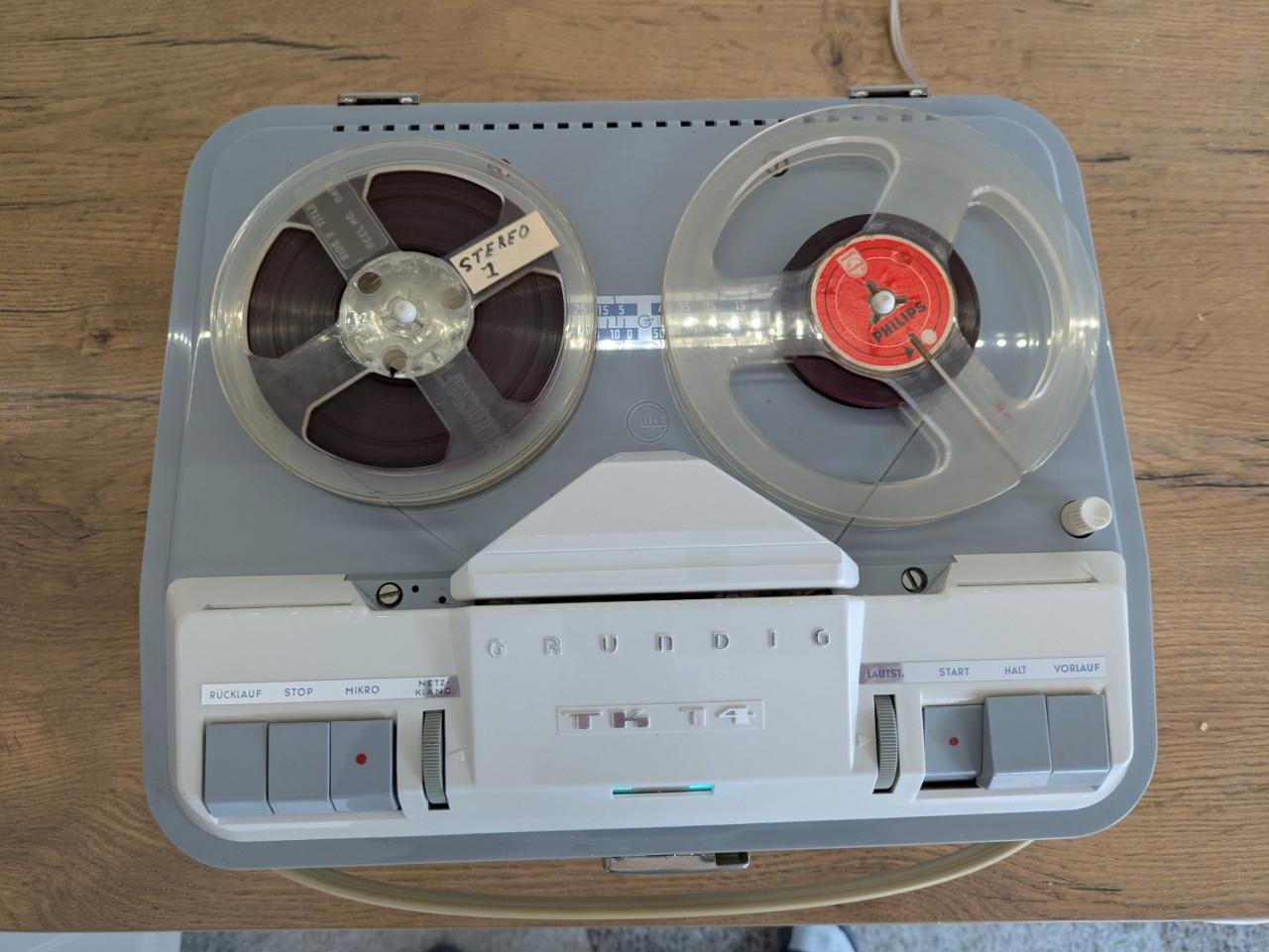 Grundig bandrecorder TK14 uit 1961