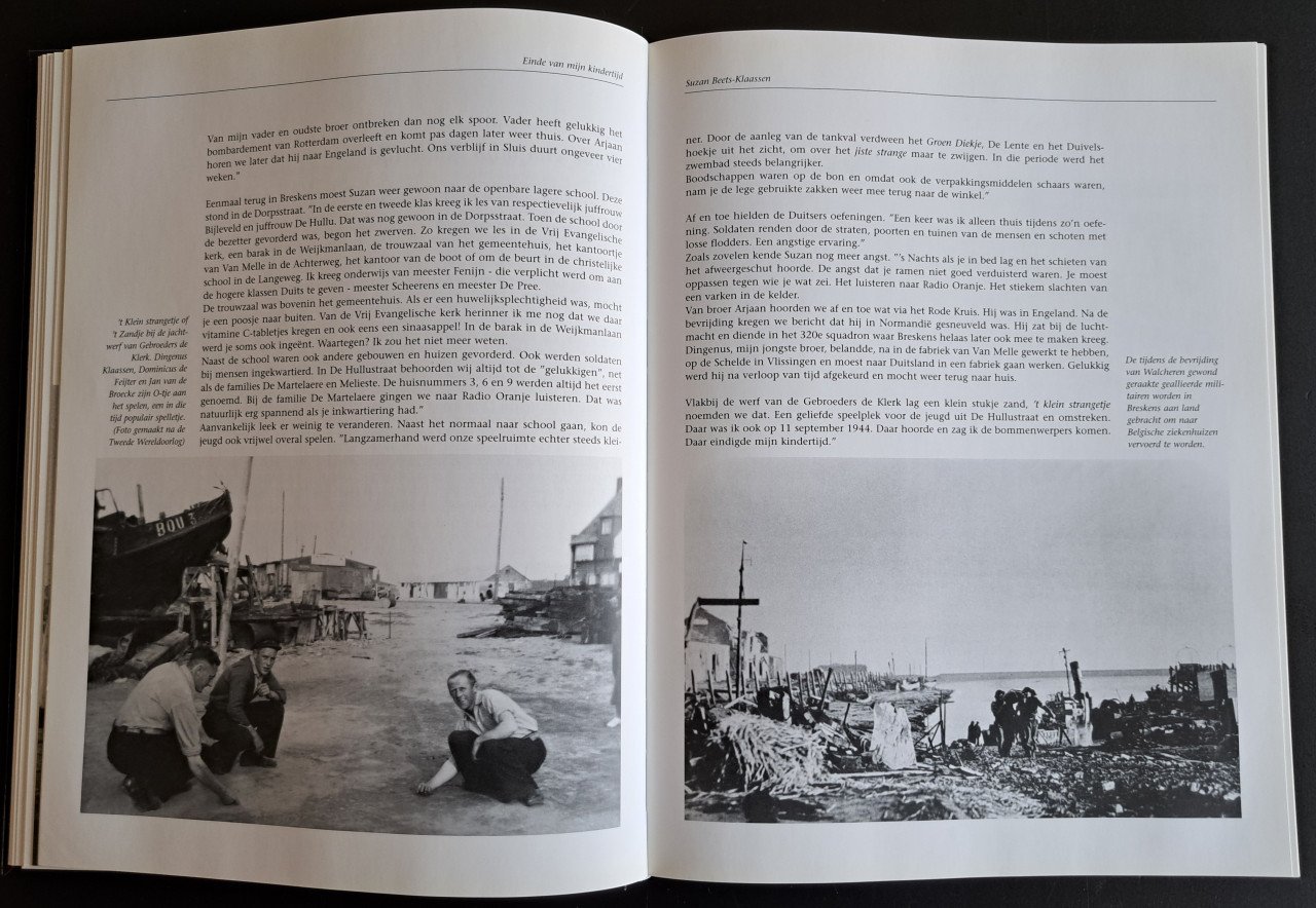 BRESKENS - Bressiaanders over de  2de WO - 11-9-1944  - Wilma Valk + Frans