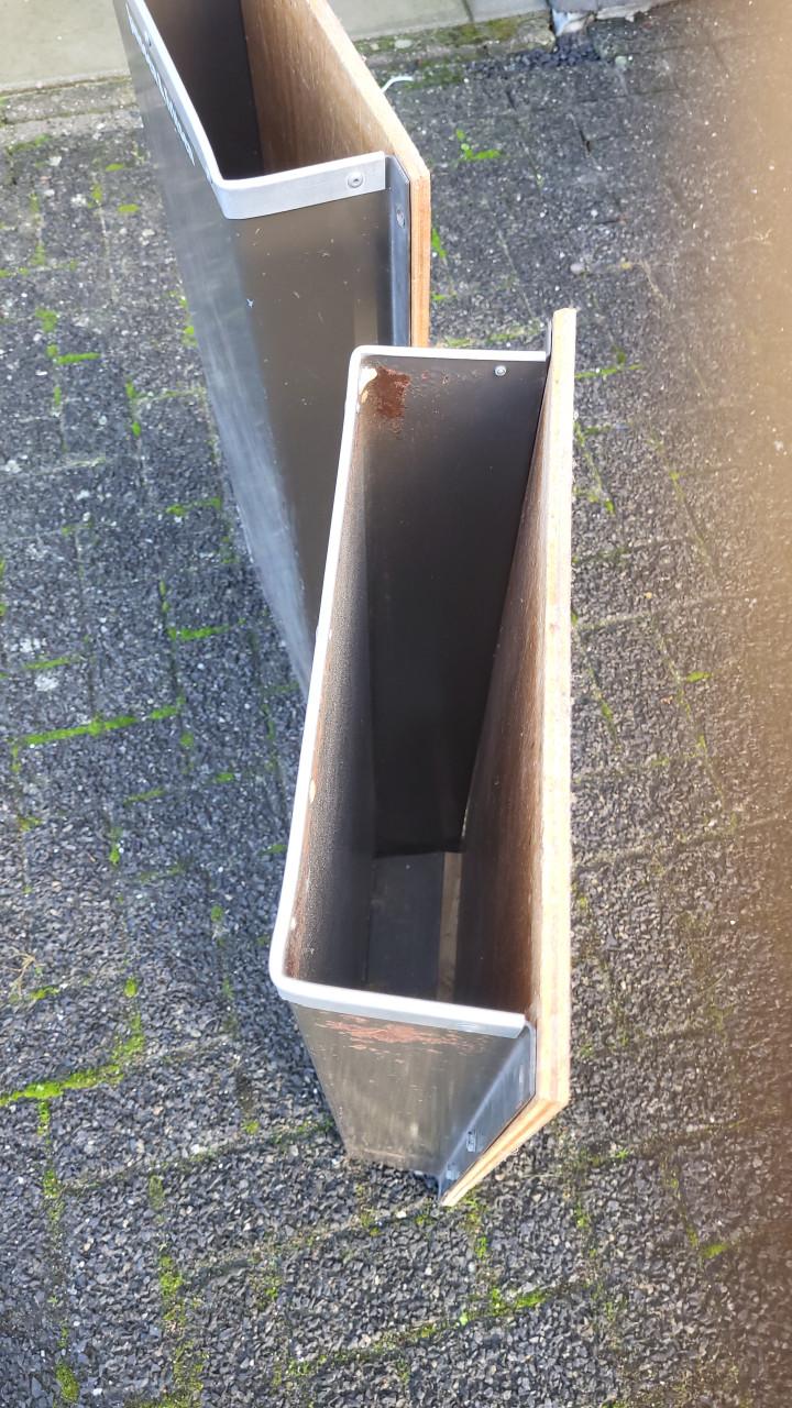Wand opbergbakken (metaal)
