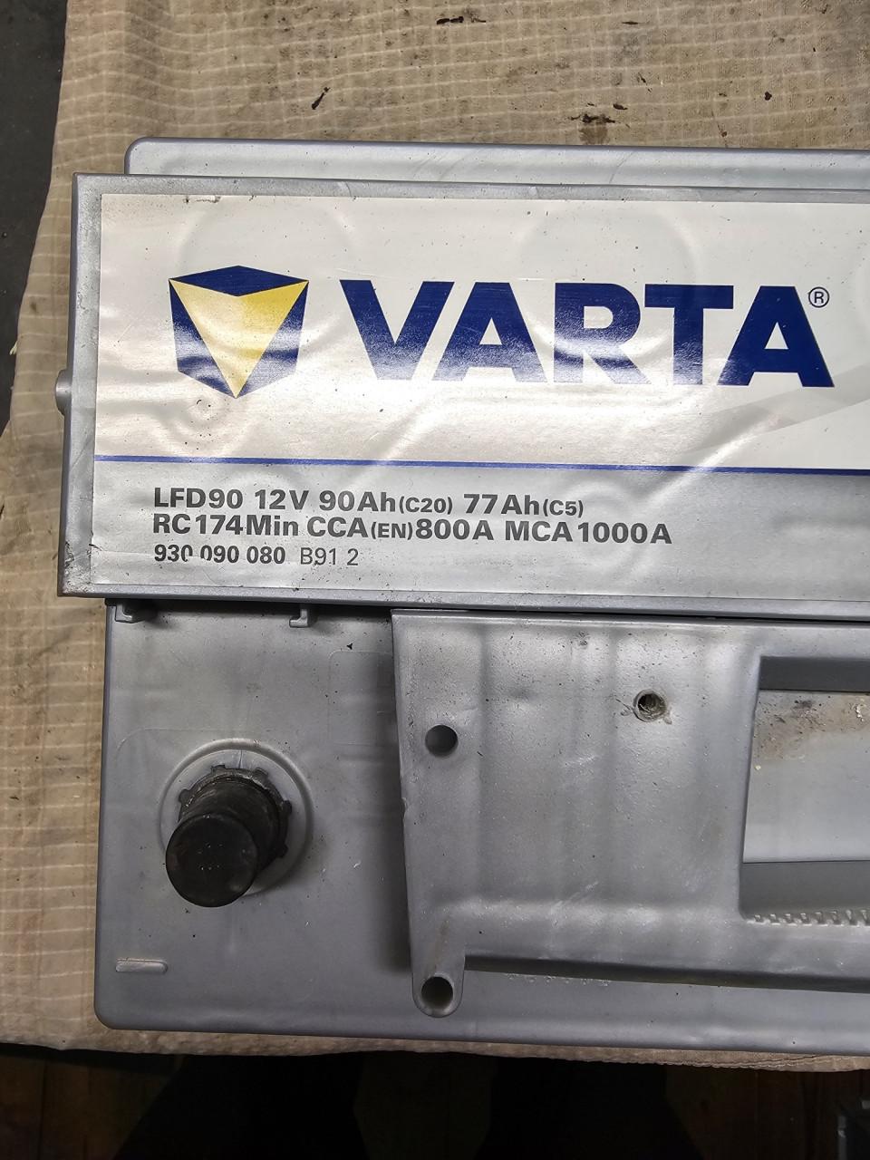 Varta Proffesional MF LFD90 - Onderhoudsvrij - Silver-Calcium technologie