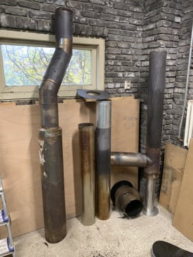 Rookgas afvoerpijpen