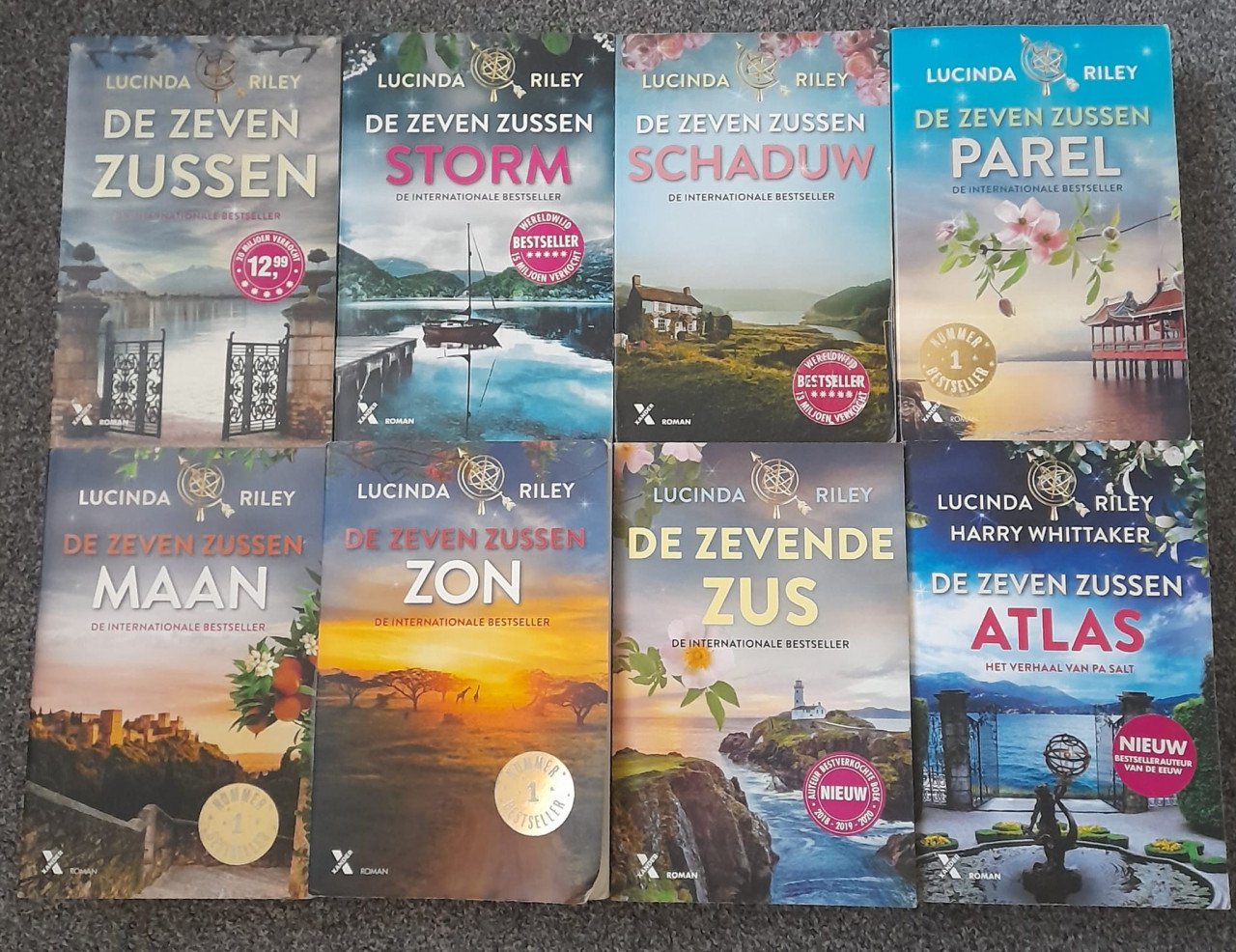 De Zeven Zussen serie deel 1 t/m 8 compleet