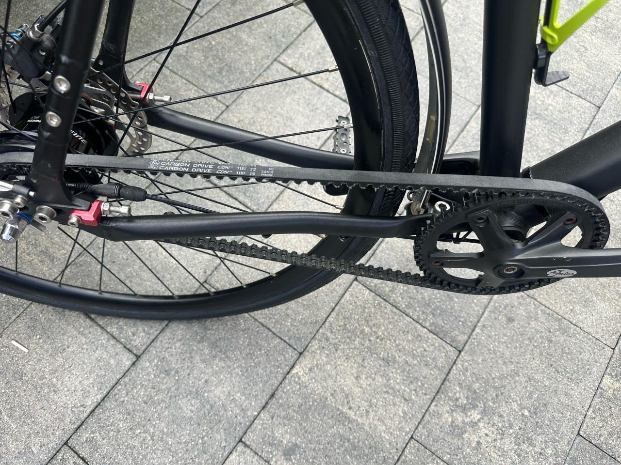 Sensa belt drive aluminium fiets