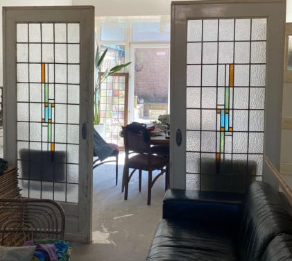 Oude originele ensuite deuren.
