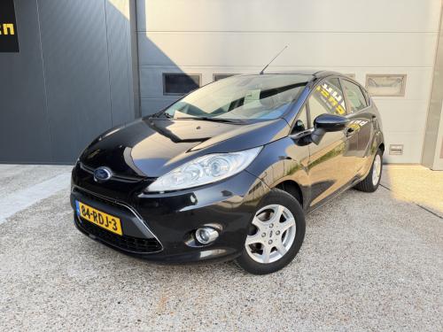 Ford Fiesta 1.25 52KW Titanium 5DRS 2011 Zwart Airco Apk Cruise